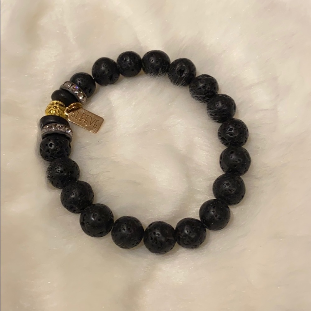 Black Lava Stone bracelet